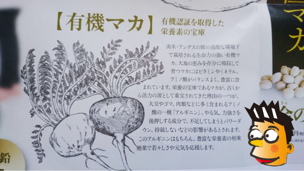 有機マカについて