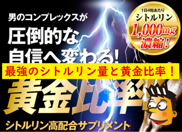 シトルリン量と黄金比率