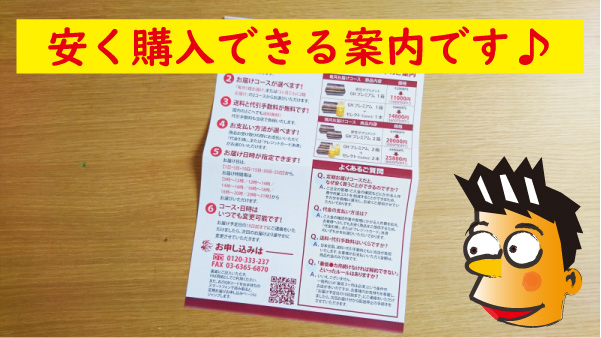 安く買えるチラシ