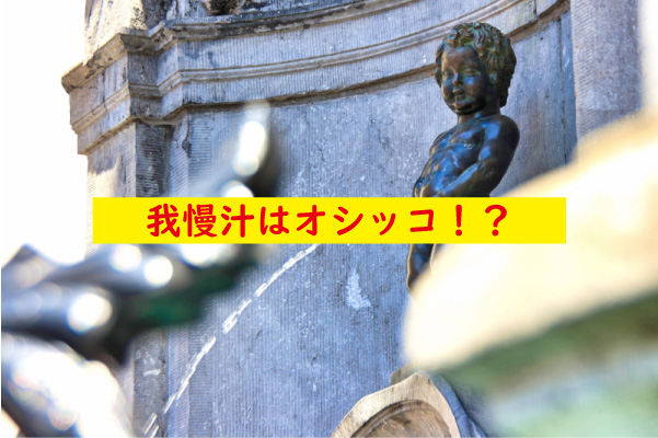 我慢汁はオシッコ
