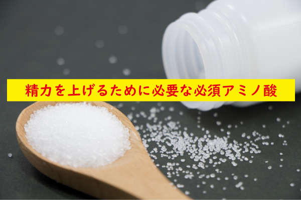 精力を上げる必須アミノ酸