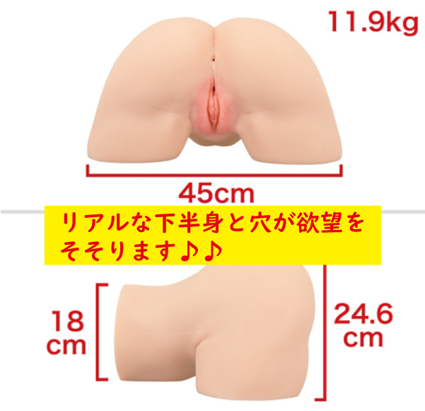リアルな下半身