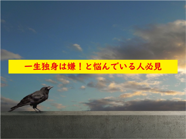 一生独身や嫌
